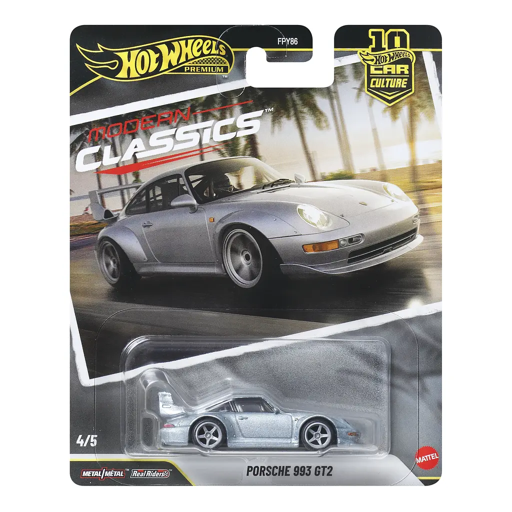 Колекційна модель машинки Hot Wheels Porsche 993 GT2 серії Car Culture (JKF16) - фото 5