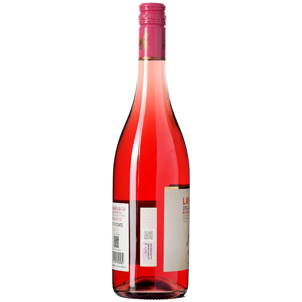 Вино напівігристе Civ&Civ Lambrusco dell'Emilia Rosato Amabile напівсолодке рожеве 0.75 л - фото 3