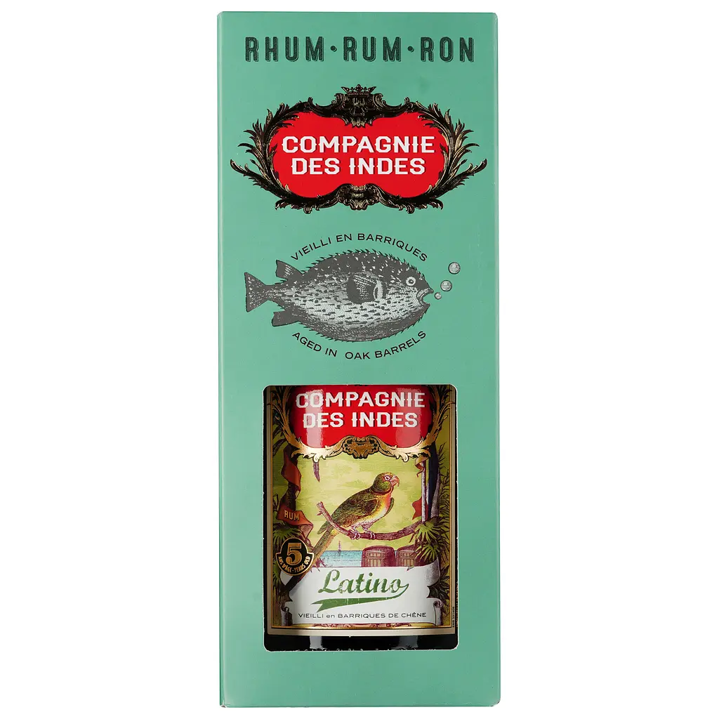 Ром Compagnie des Indes Blend Latino 5 yo, 43%, 0,7 л - фото 5