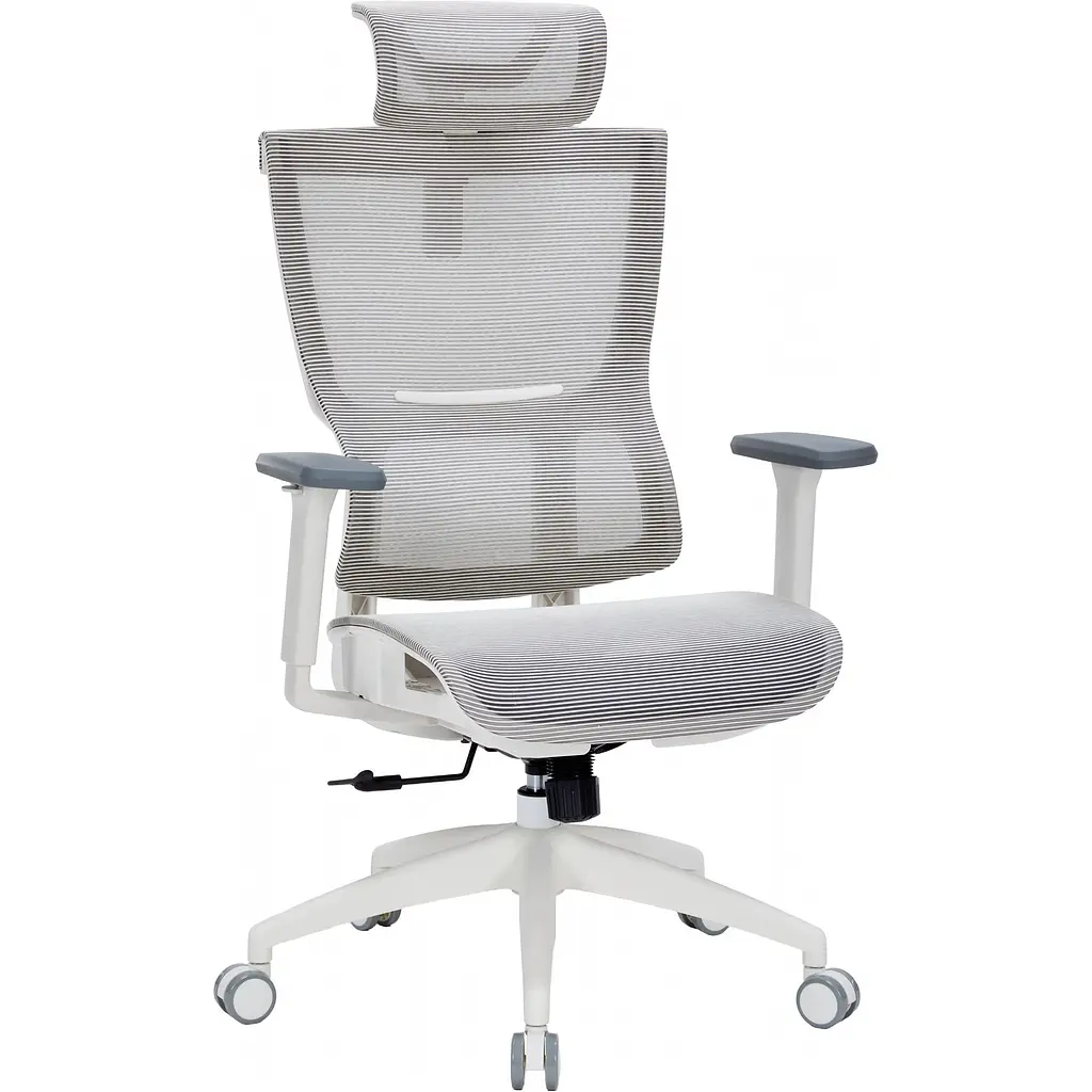 Офисное кресло OfficePro Elegant OC660-W-LG-LG White/Light Gray [148667] - фото 6