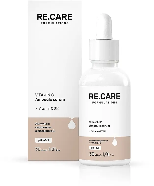 Ампульная сыворотка с витамином С Re.Care Vitamin C Ampoule Serum 30 мл - фото 2