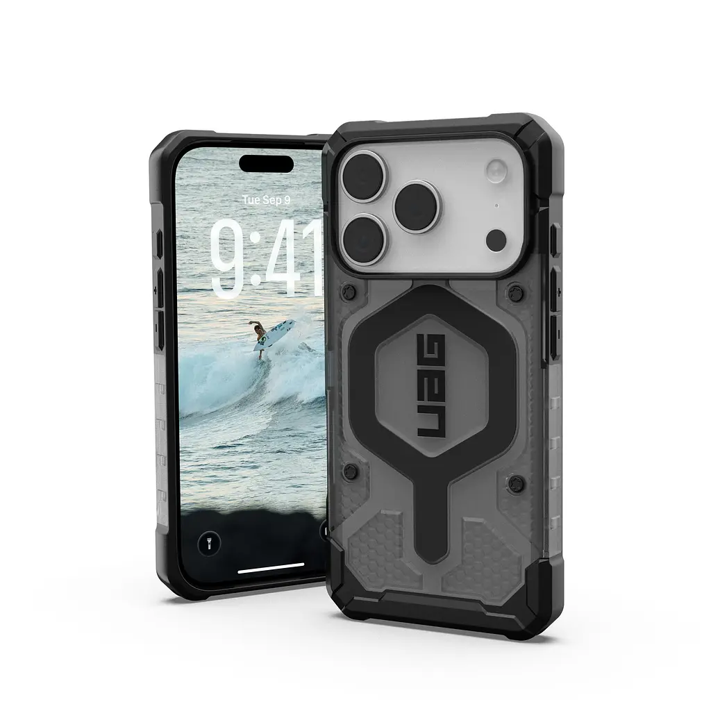 Чохол UAG для iPhone 17 Pro, Pathfinder Clear MagSafe, Ash/Black teh0019538 - фото 5