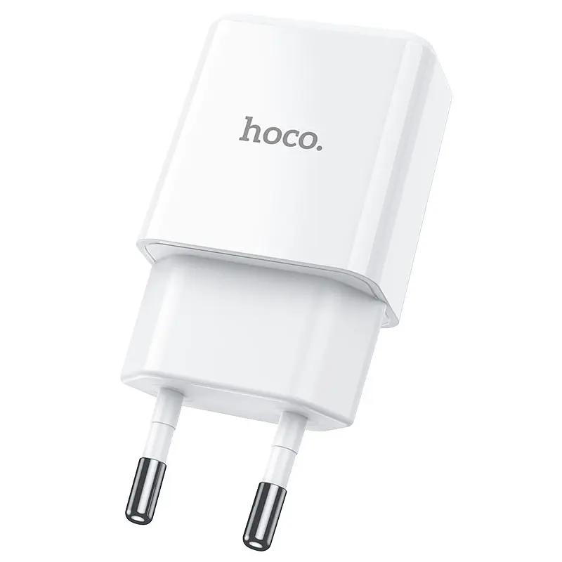 Мережевий зарядний пристрій Hoco N9 1USB (White) [67469] - фото 3