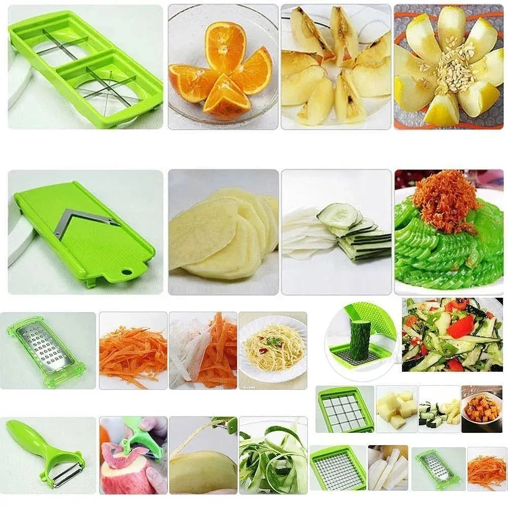 Мультирізка - овочерізка Nicer Dicer Найсер-Дайсер ∙ 11 видів нарізки - фото 3
