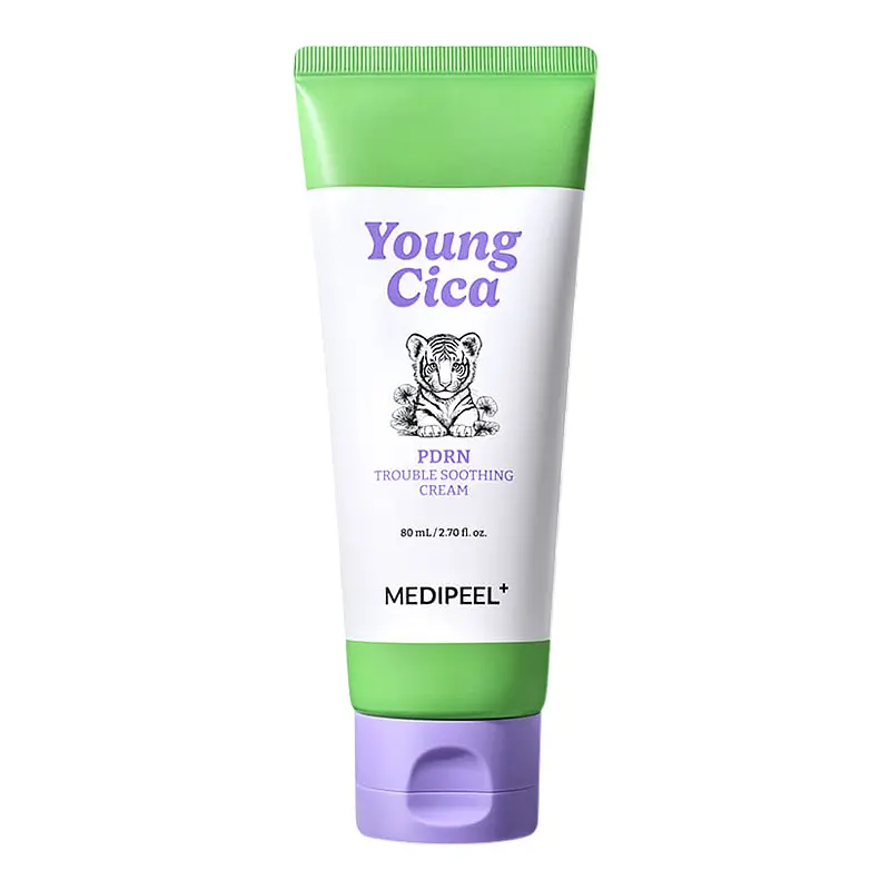 Крем заспокійливий з центеллою та PDRN Young Cica PDRN Trouble Soothing Cream Medi-Peel 80 мл