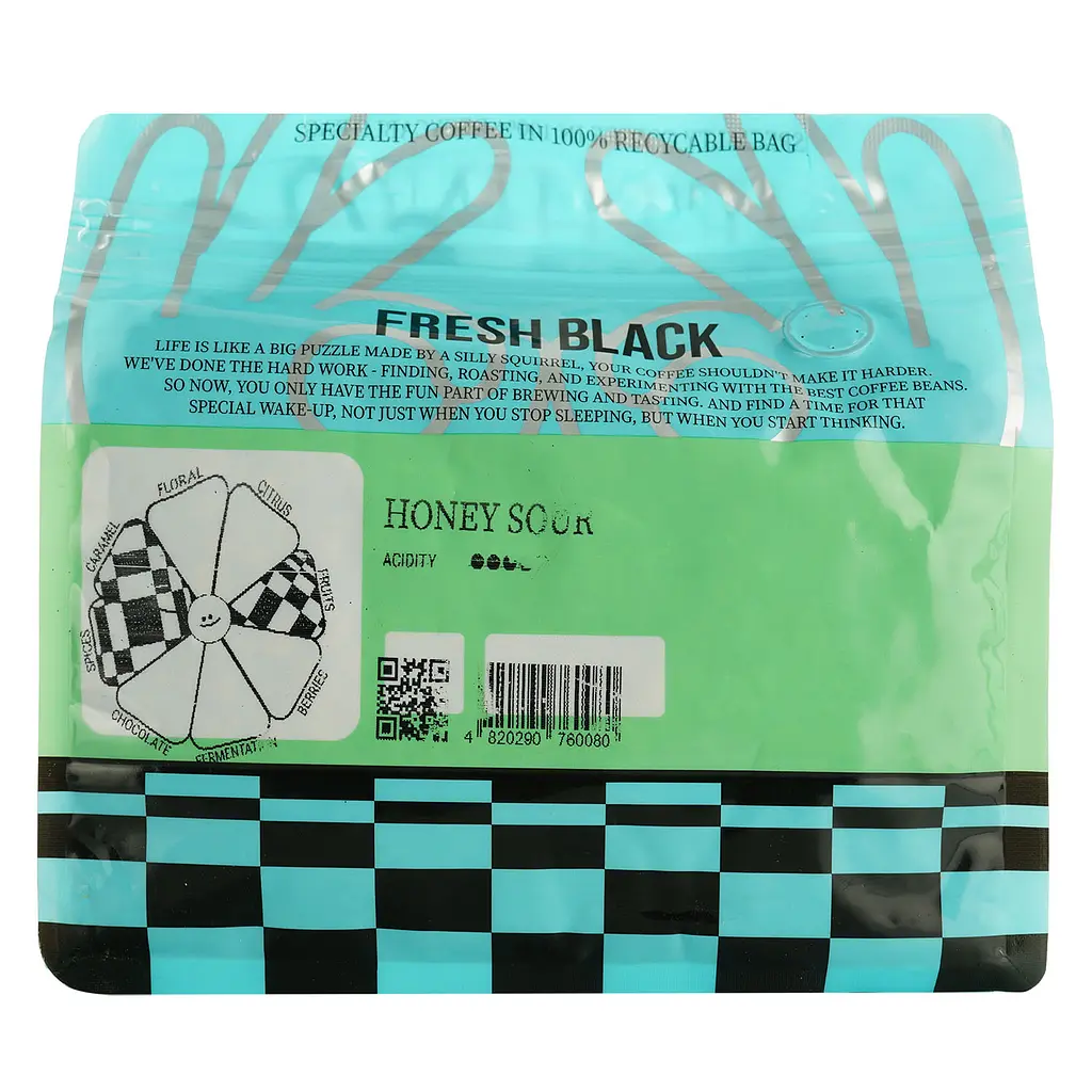Кава в зернах Fresh Black Honey Sour 1 кг - фото 5