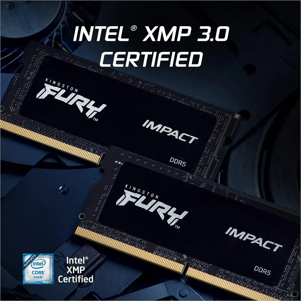 Модуль пам'яті Kingston Fury DDR5 16GB 4800 SODIMM Impact (KF548S38IB-16) - фото 5