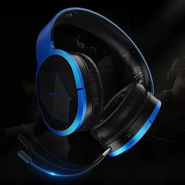 Навушники Proda PD-BH200 Maiku Bluetooth 4.2 450mah/AUX накладні бездротові з Bluetooth Сині - фото 2