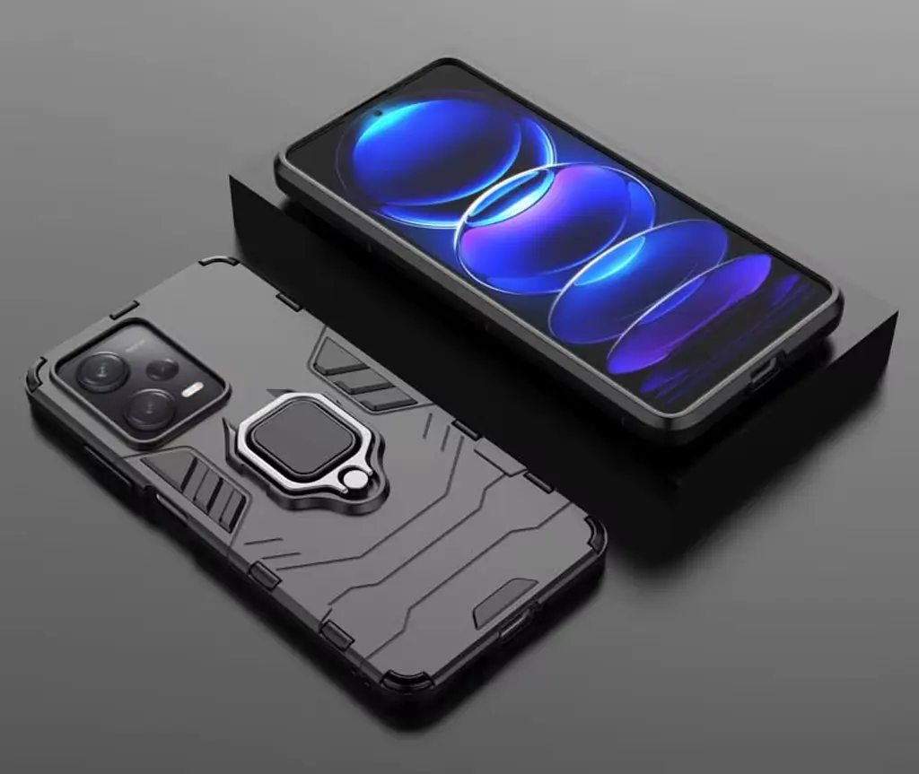 Чохол бампер Primolux Ring Armor для Xiaomi Redmi Note 12 5G Black - фото 3