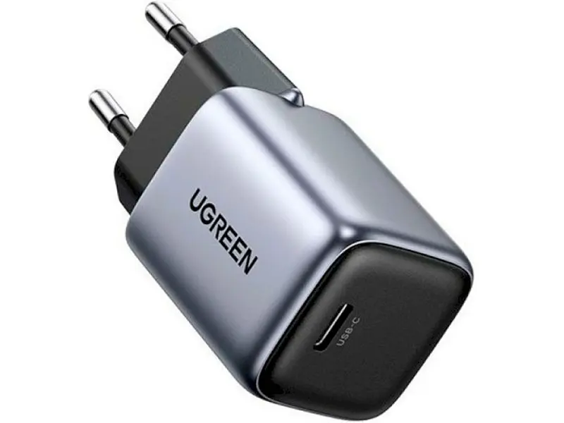 Мережевий зарядний пристрій UGREEN CD319 Nexode Mini GaN 30 W 1xUSB-C PD3.0 QC4.0 Wall Charger Gray (90666) - фото 2