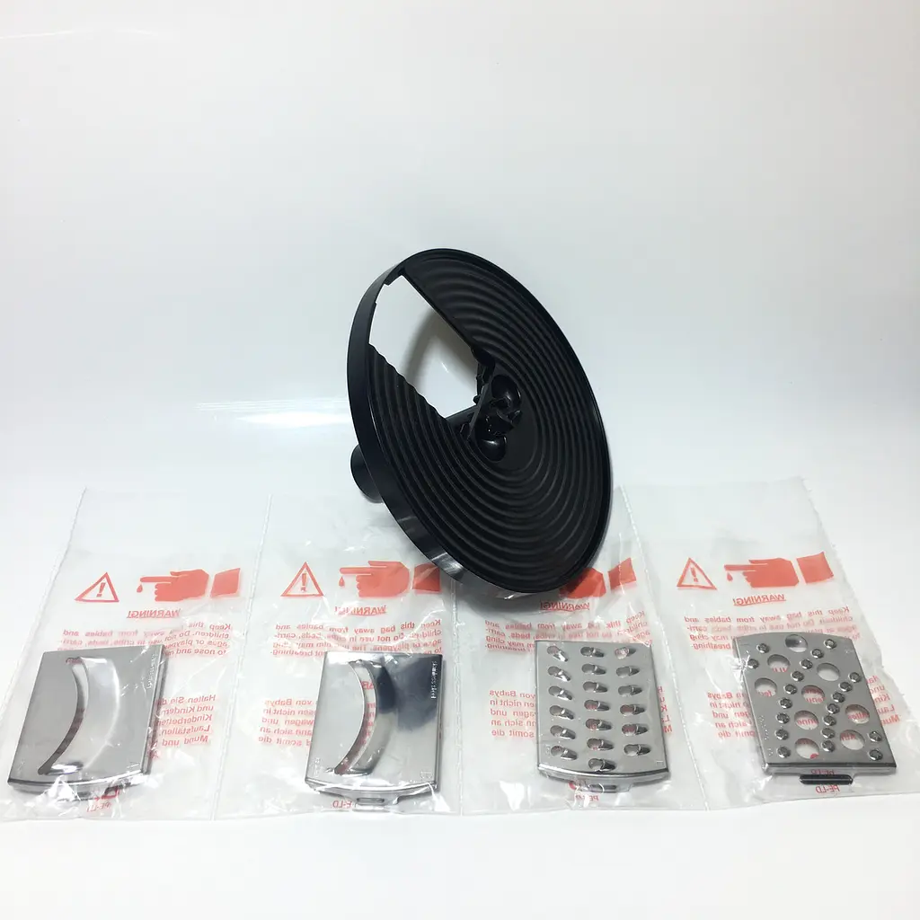 Держатель шинковок + набор вставок терок для блендера Bosch MS62B6190, MS6CM4190, MS8CM6190, 00753482, 618101 - фото 3