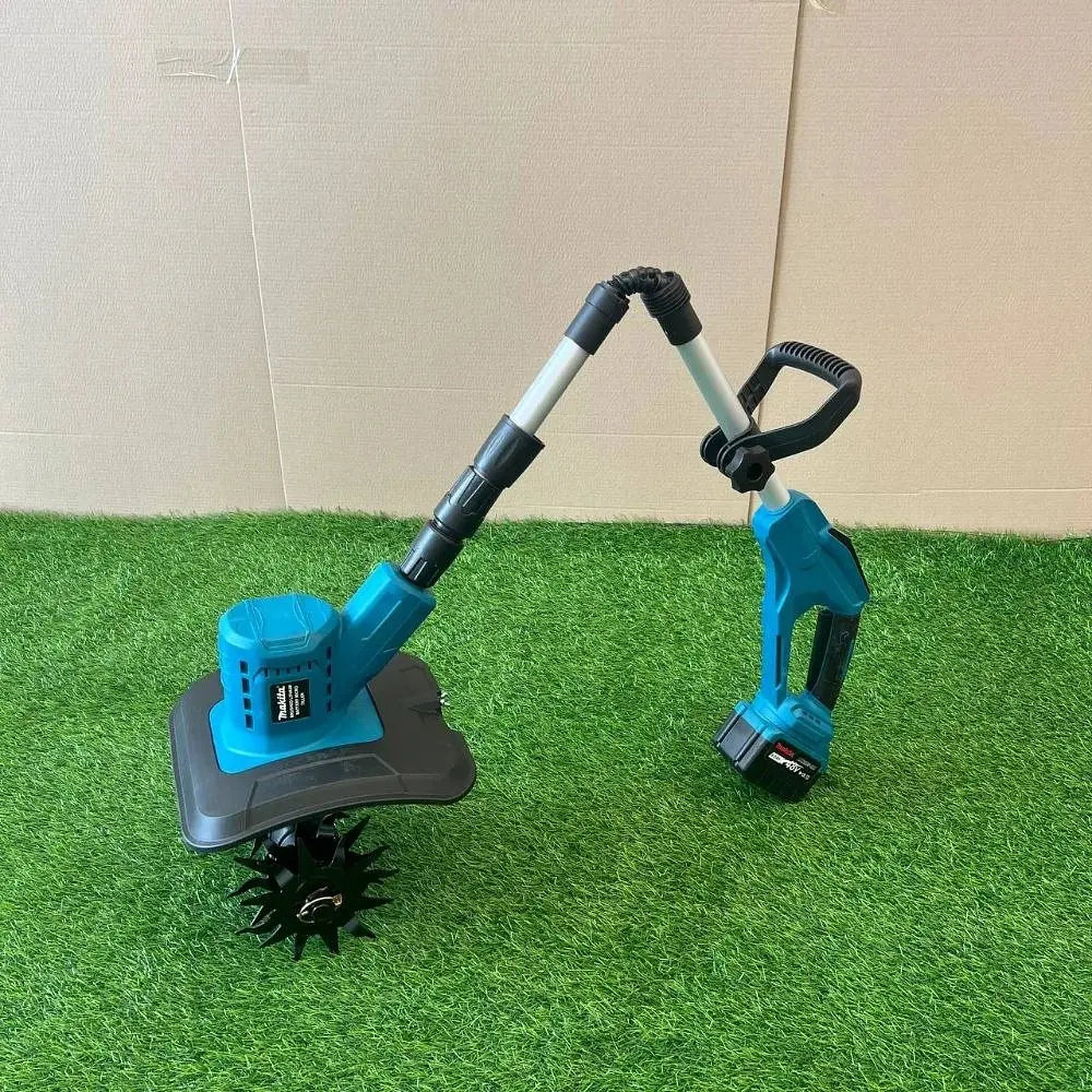 Акумуляторний культиватор Makita 48V, 9Ah (з дисплеєм заряду) 4 фрези - фото 6