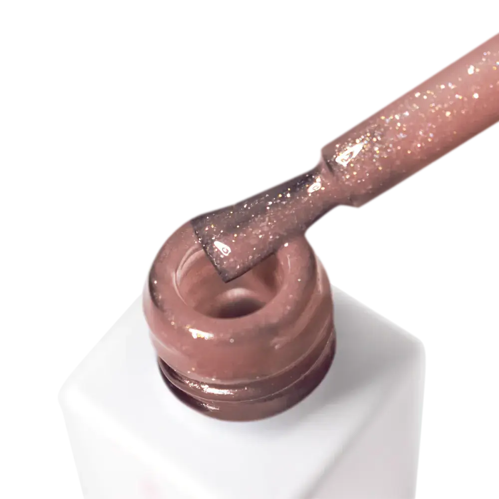 Рідкий гель для укріплення та моделювання Joia vegan PolyLiquid gel Mocha Magic 8 мл - фото 3