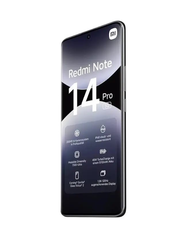 Смартфон Xiaomi Redmi Note 14 Pro 5G 12/512GB Midnight Black - фото 4