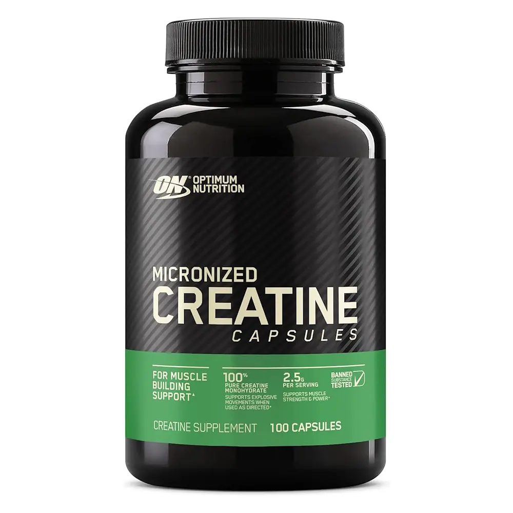 Креатин Micronized Creatine Capsules, 100 капсул Optimum Nutrition fit0016314