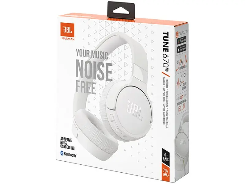 Навушники з мікрофоном JBL Tune 670NC White (T670NCWHT) - фото 4