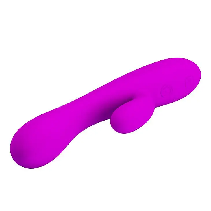 Вібратор-кролик Pretty Love Victor 17 см фіолетовий - фото 4