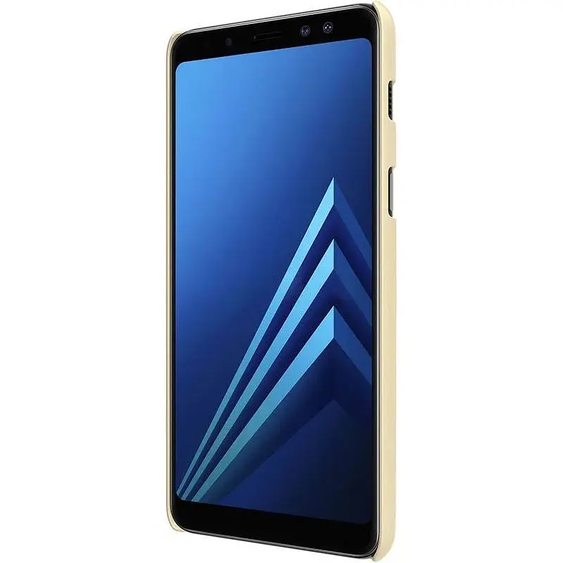Чехол-накладка Nillkin Super Frosted Shield Samsung Galaxy A8 Plus 2018 SM-A730 Gold - фото 4