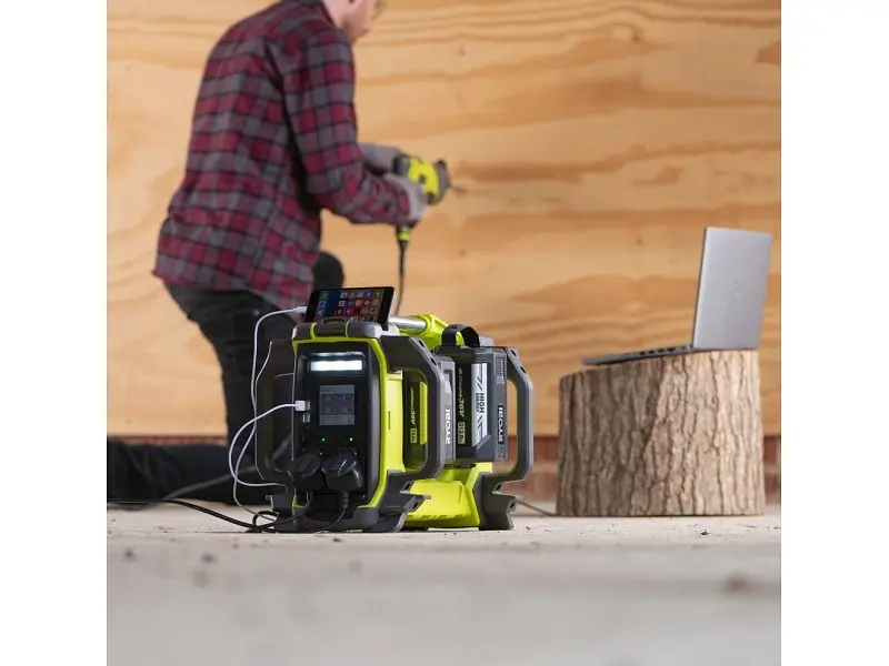 Преобразователь DC-AC (аккумуляторный инвертор) Ryobi RY36BI1800A-0 - фото 4