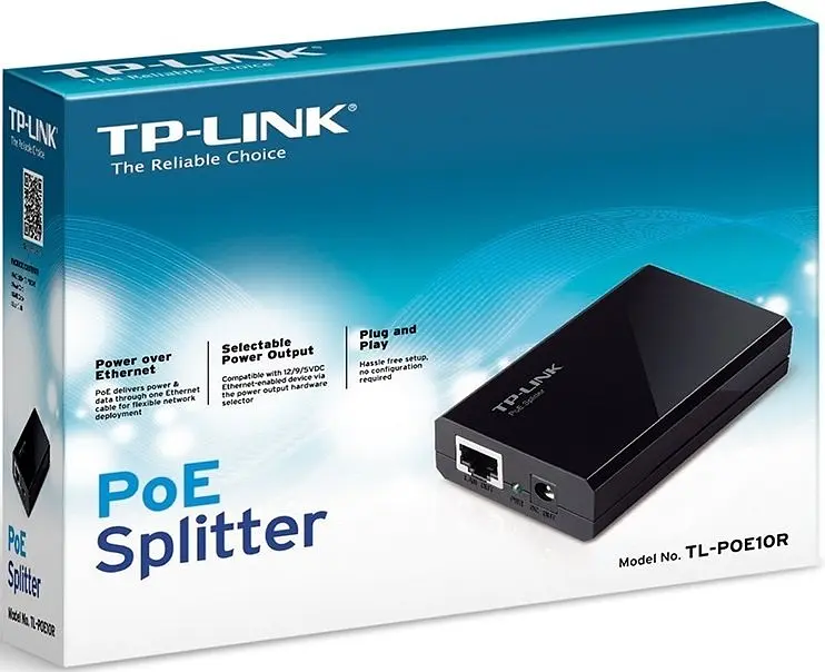 TP-Link Сплітер TP-LINK POE10R 1xGE, 1xGE PoE PD, 15.4Вт - фото 4