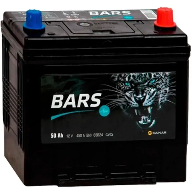 Акумулятор автомобільний Bars 50Ah ASIA Ев (-/+) (450EN)