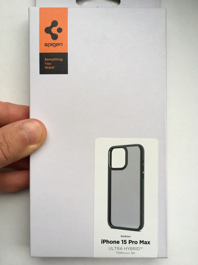 Оригінальний протиударний чохол для iPhone 15 Pro Max (6.7") Spigen Ultra Hybrid Frost Green ACS06569 - фото 2