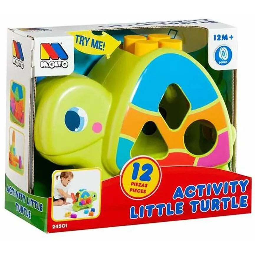 Іграшка-сортер Molto черепашка  музична (8410963245011) - фото 2