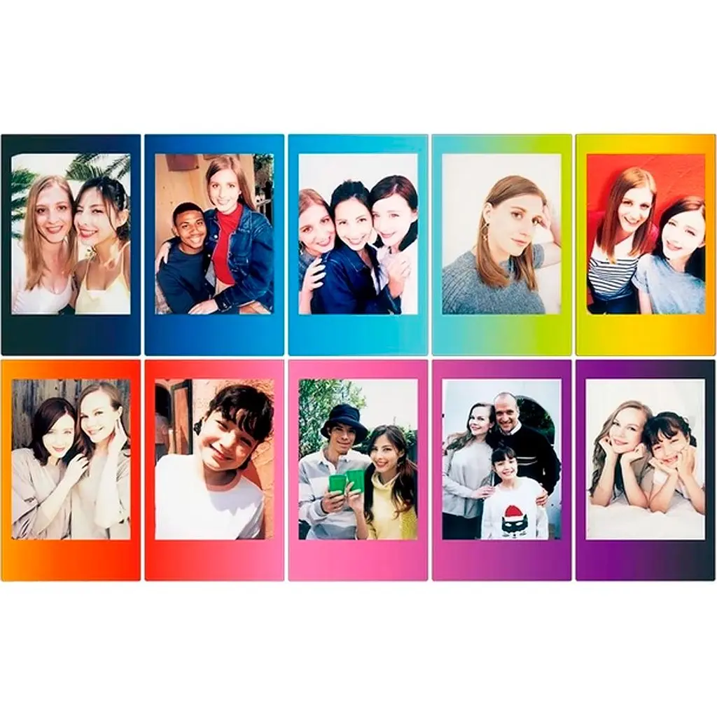 Фотопапір Fujifilm Rainbow Instax Mini Glossy 1x10 [126725] - фото 2