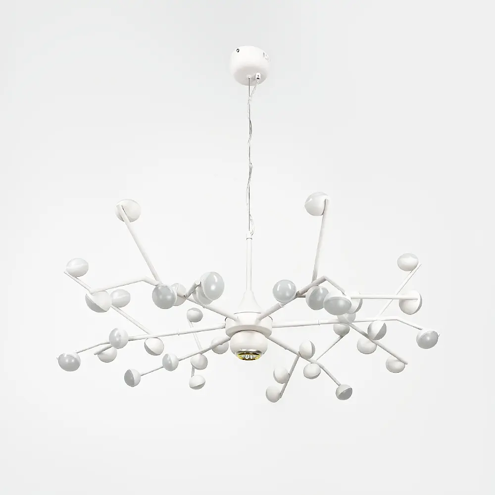 Люстра-молекула в белом на 36 светодиодов | Ст. SP 06/36 WT | Line F - фото 6