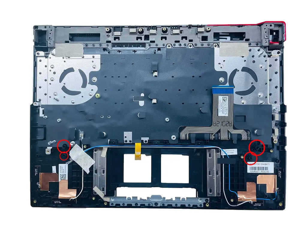Топкейс ноутбука / верхня панель та клавіатура для ноутбука Asus ROG Strix G15 G513IH, G513IC, G513IE, G513QC, G513QE, G513QM (90NR0571-R33UA1) Оригінал від Asus - фото 2