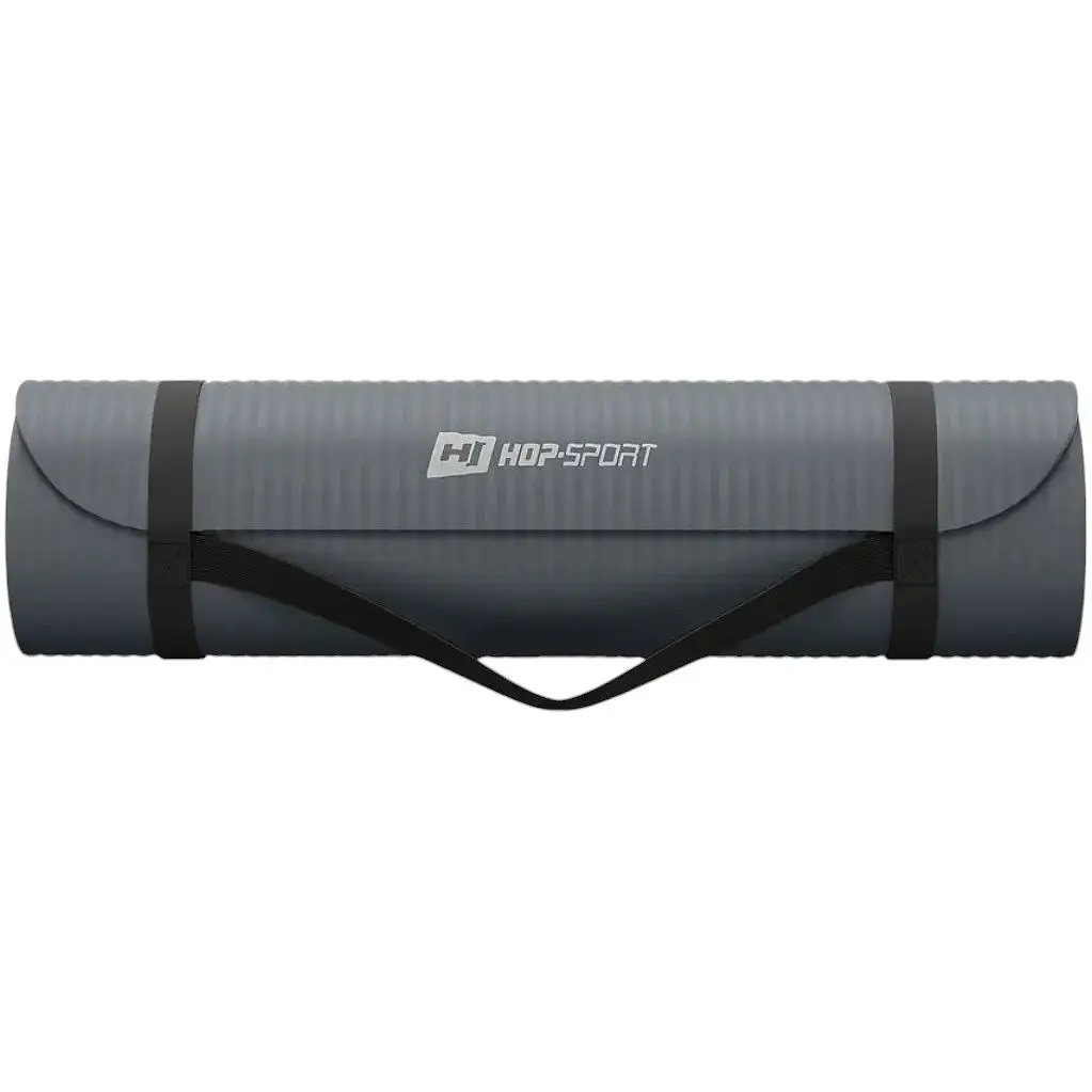 Килимок для йоги Hop-Sport HS-NB010GM NBR 1 см графітовий - фото 6