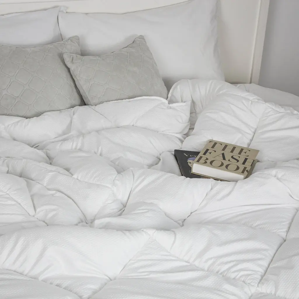 Ковдра ТЕП Huggy 350 г 180x210 см біла - фото 3