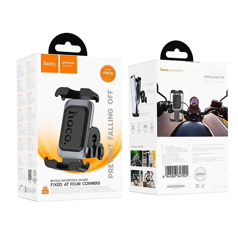 Велотримач Hoco Vista bicycle Motorcycle Universal holder H82 4.7-7" - фото 2