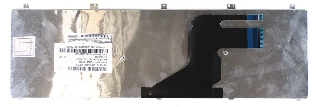 Клавіатура для ноутбука Asus N55, N55S, N55SF, N55SL, N75, N75S, N75SF, N75SL, X5QS, X5QSF, PRO7DS, PRO7DSF, PRO7DSL, X7DS, X7DSF, X7DSL Silverly - фото 2