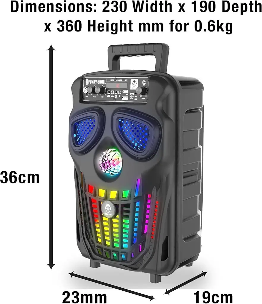 Bluetooth колонка iDance FS400 80W з LED підсвіткою та караоке - фото 5