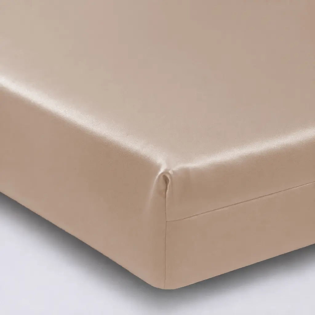 Простирадло на гумці MirSon Tencel Grey Olive 150х200 см (2200013883456)