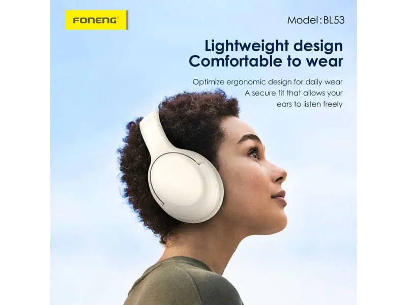 Навушники з мікрофоном Foneng Neckband Sport Beige (BL53-BG) - фото 4