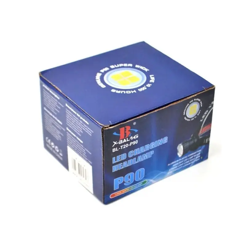 Налобный фонарь Bailong BL-T20 P90 LED аккумуляторный универсальный для рыбалки - фото 4