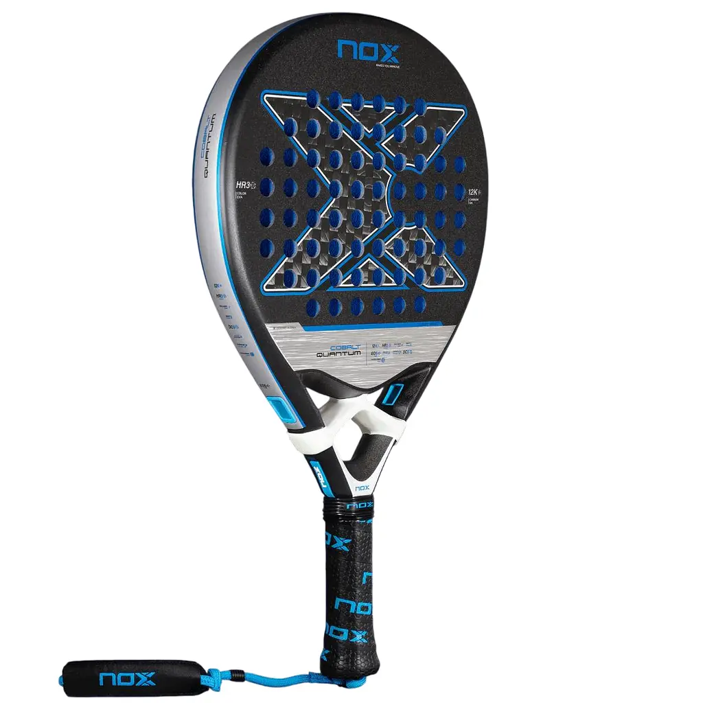Ракетка для паделу NOX QUANTUM 12K COBALT RACKET - фото 6