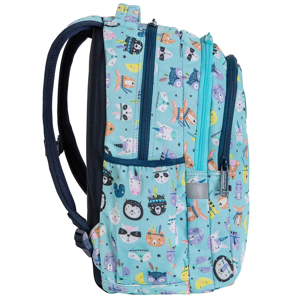 Рюкзак CoolPack Joy S Indian Zoo, 21 л, 39х28х17 см, S, блакитний (E48547) - фото 3