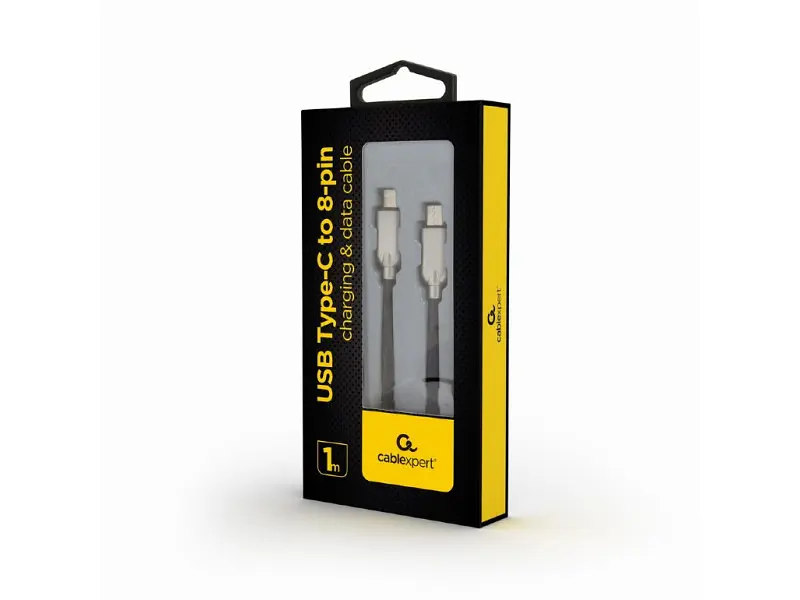Кабель Cablexpert USB Type-C to Lightning 1m Black (CC-USB2PD18-CM8PM-1M) - фото 2
