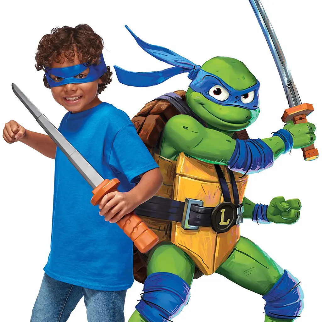 Набор игрушечного оружия TMNT Черепашки-ниндзя Movie III Меч Катана Леонардо (83521) - фото 4