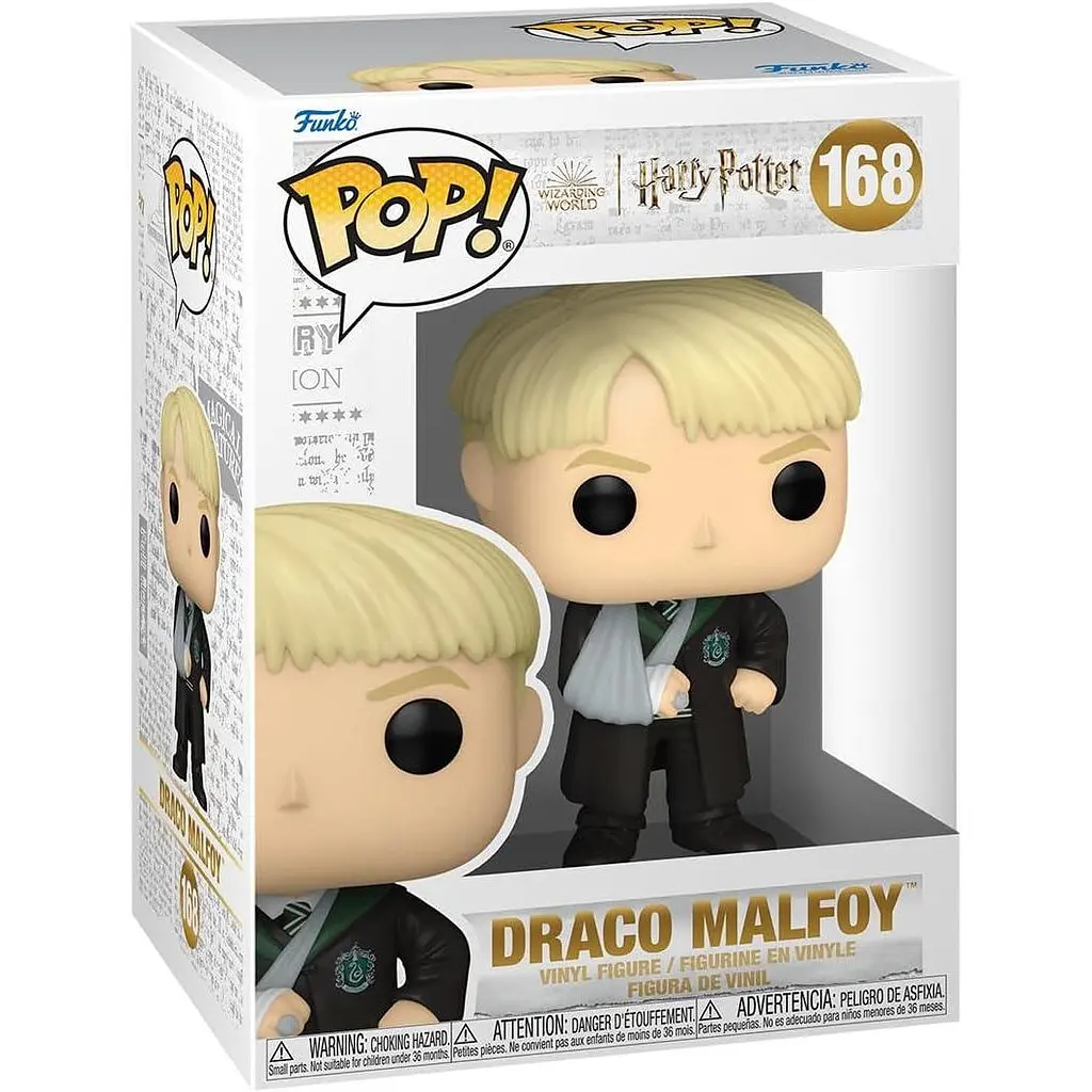 Фігурка Funko Pop Гаррі Поттер Драко Малфой Harry Potter Draco Malfoy 10 см HP DM 168 - фото 3
