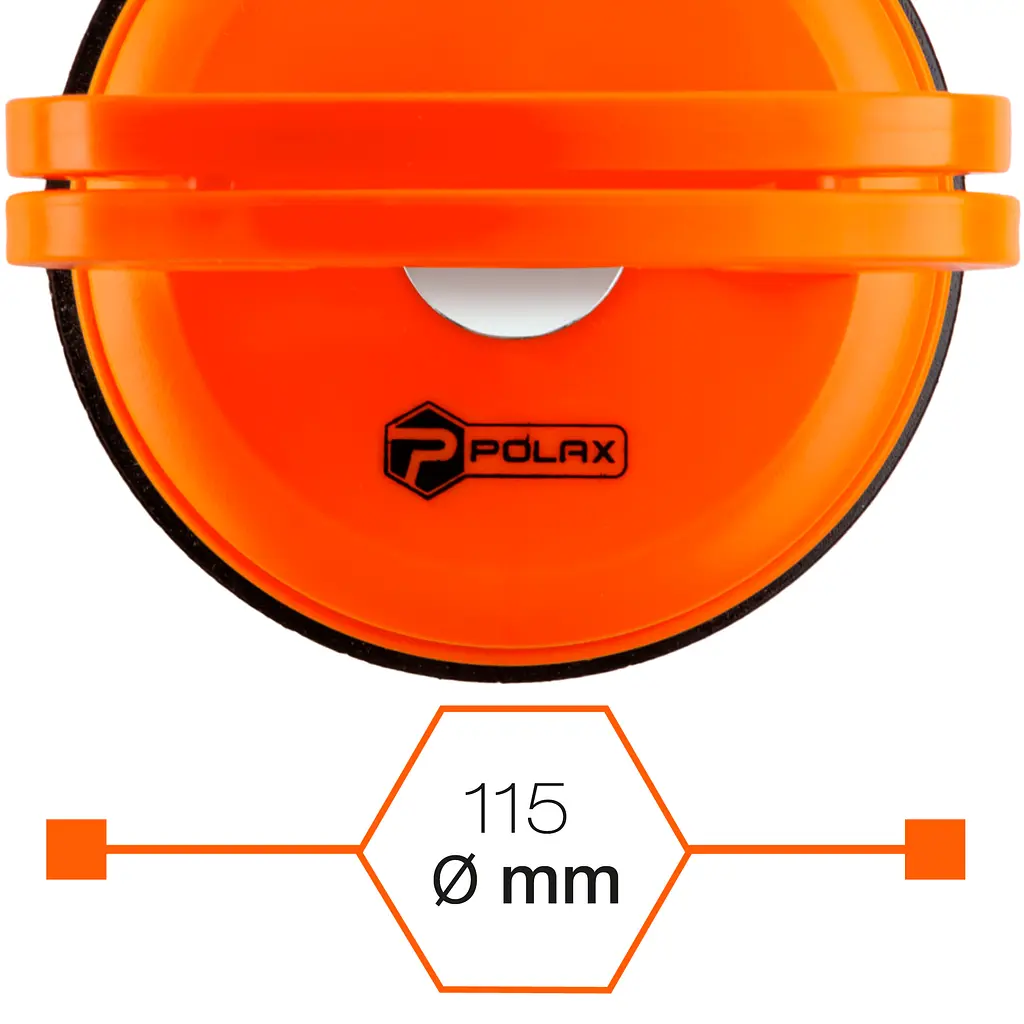 Тримач-присоска для скла та плитки Polax одинарна ⌀115мм, max 40кг (37-186) - фото 5