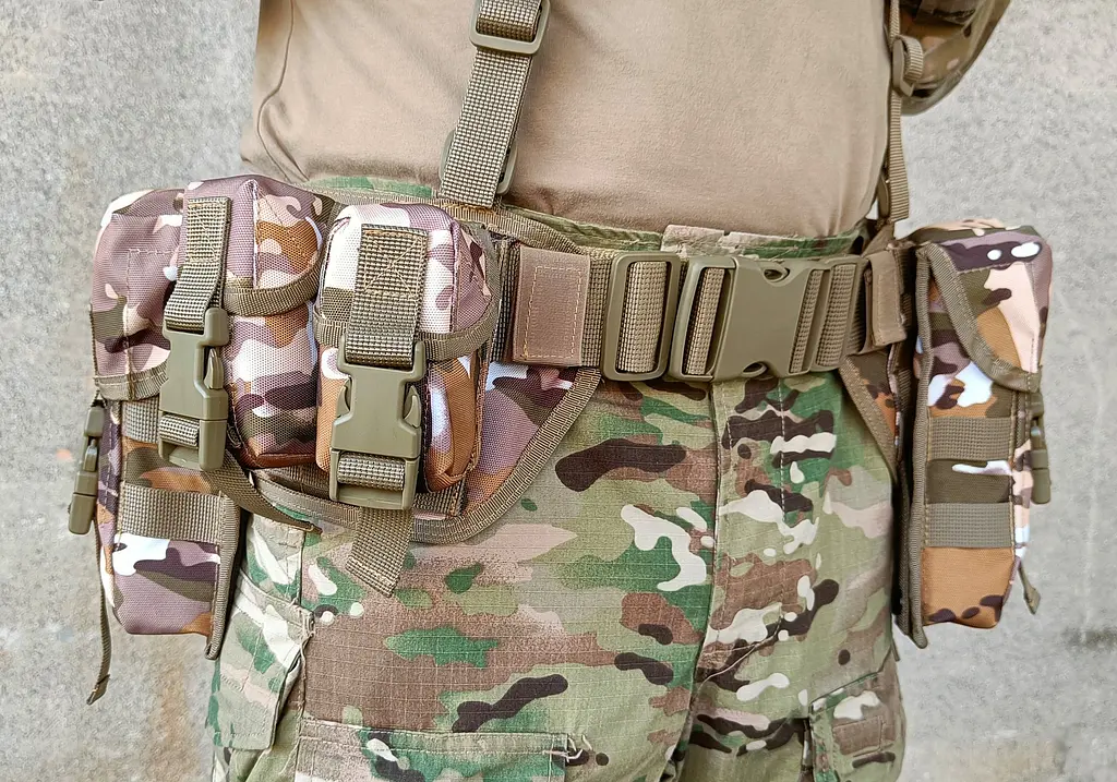 Розвантажувальний пояс тактичний (РПС) з комплектом підсумків (5 шт) Palianytsia Advanced Multicam Arid степовий - фото 6