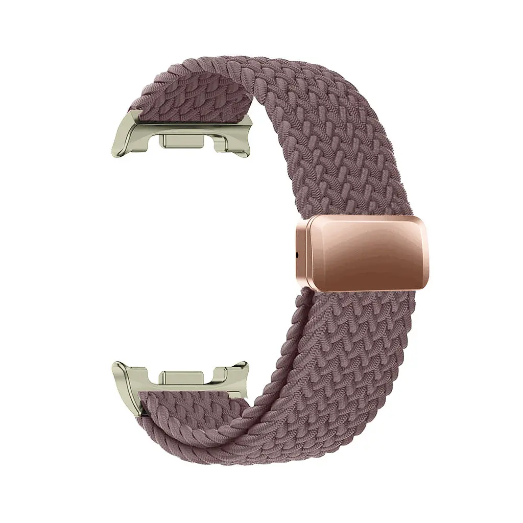 Ремінець для Samsung Watch 8/8 Classic (20x113 mm), Braided Solo Loop, фіолетовий, нейлоновий, текстильний, плетений, еластичний змінний браслет для смарт-годин, ArmorStandart (ARM87354) - фото 2