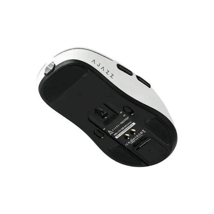 Бездротова ігрова мишка AJAZZ AJ159 PRO / Три режими підключення / Док-станція / Сенсор PAW3395 / 26000 DPI / White - фото 5