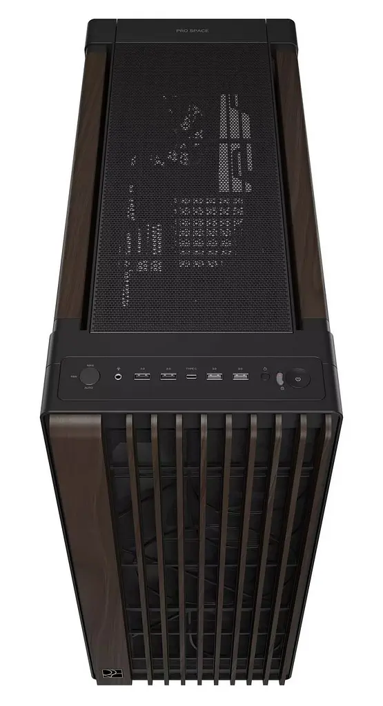 Корпус Asus ProArt PA602 Walnut Wood Edition - Metal Panel без БЖ (90DC00J0-B09040) Modern Black - фото 5