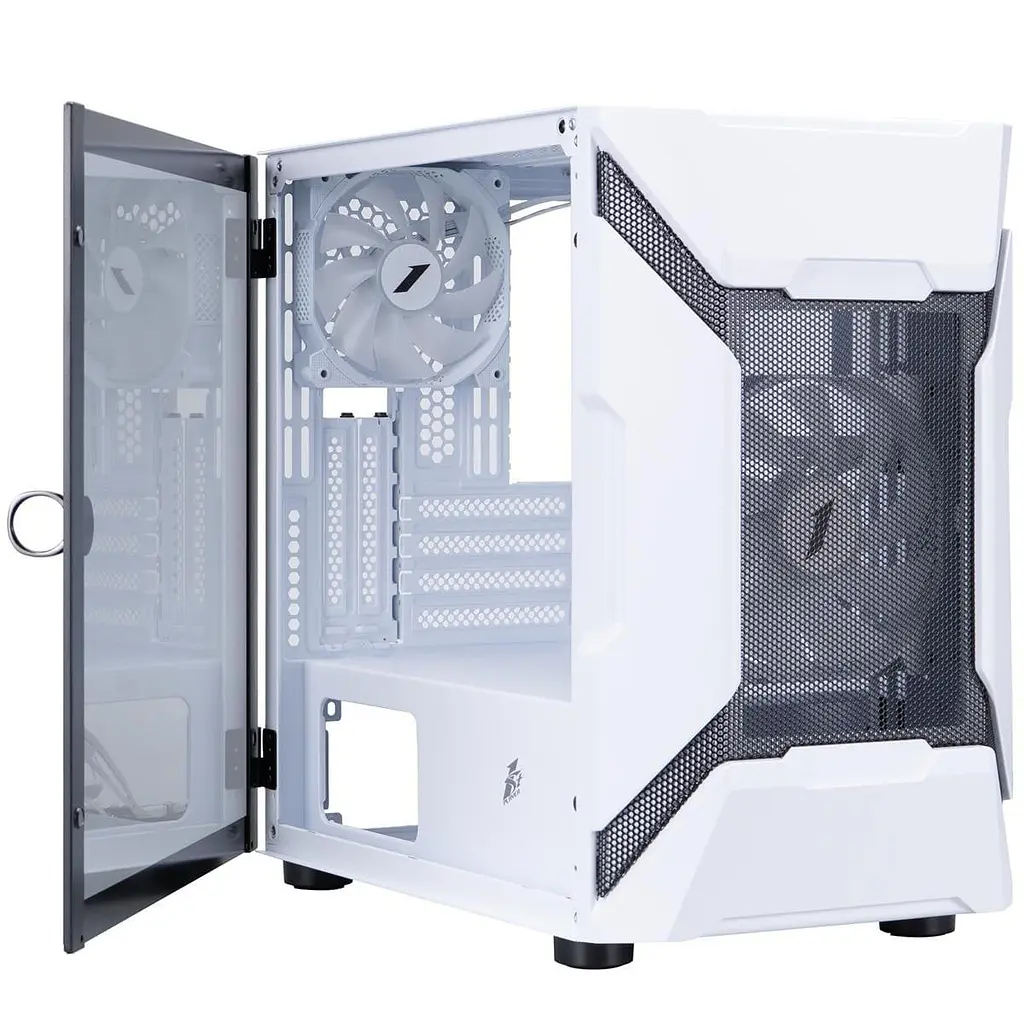 Корпус 1stPlayer D3-A-WH-1F7-14-W-1F7-W White без БЖ (D3-A-WH-1F7-14-W-1F7-W) - фото 4