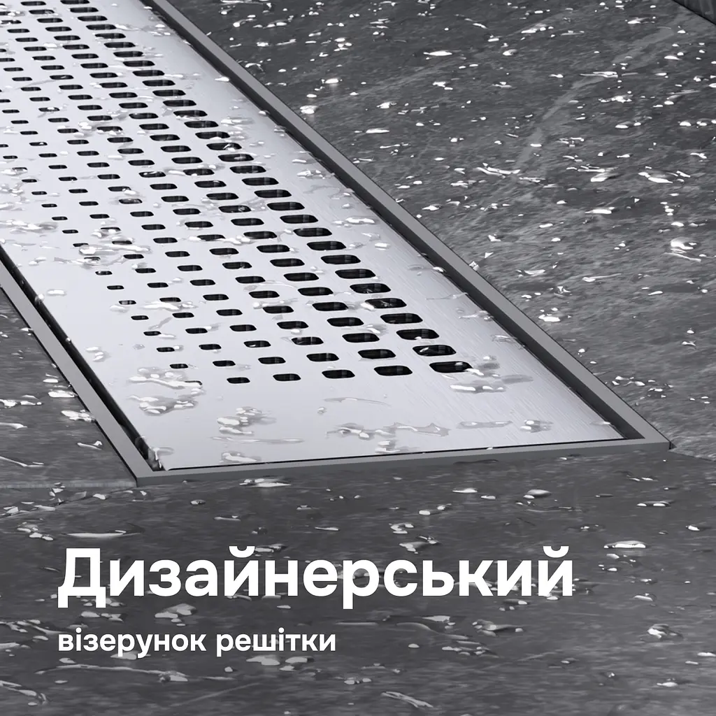 Трап для душу лінійний AM.PM Primeflow Cut Gradient 500 мм, універсальний затвор, хром (W02SC-P11-050-01SB) - фото 3